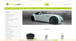 Desktop Screenshot of detailingshop.cz