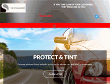 Tablet Screenshot of detailingshop.ca
